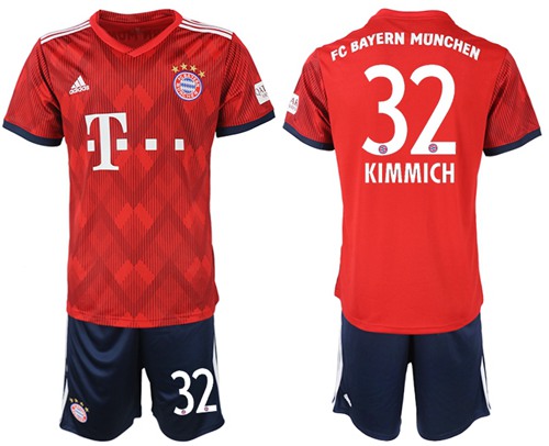 Bayern Munchen #32 Kimmich Home Soccer Club Jersey
